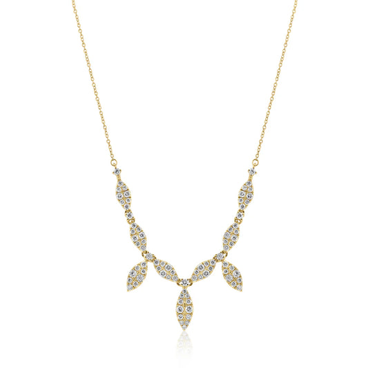 .89ct Diamond Necklace in 14K Yellow Gold