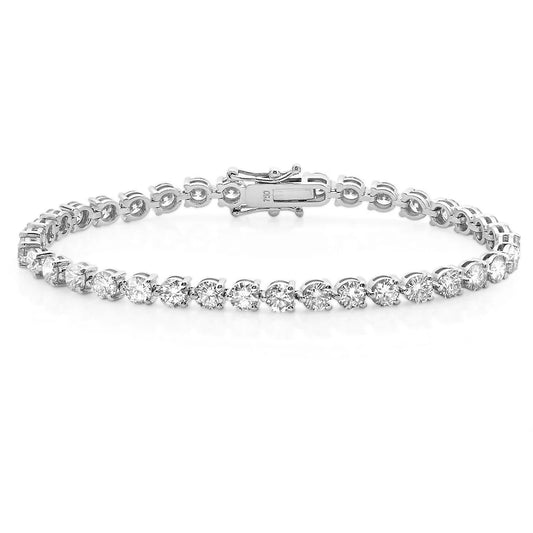 9.00 ct Diamond Tennis Bracelet in 14K White Gold