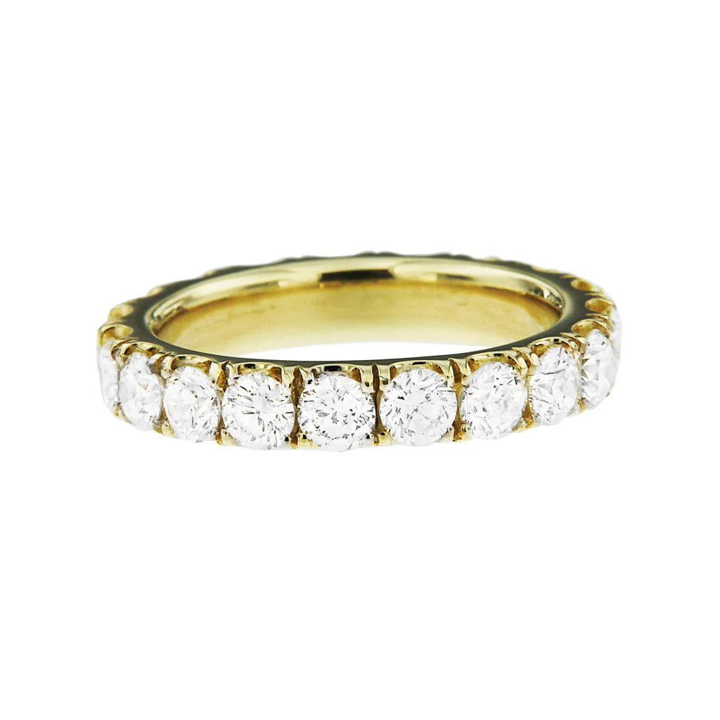 2.92 ct Diamond Band in 14K Yellow Gold