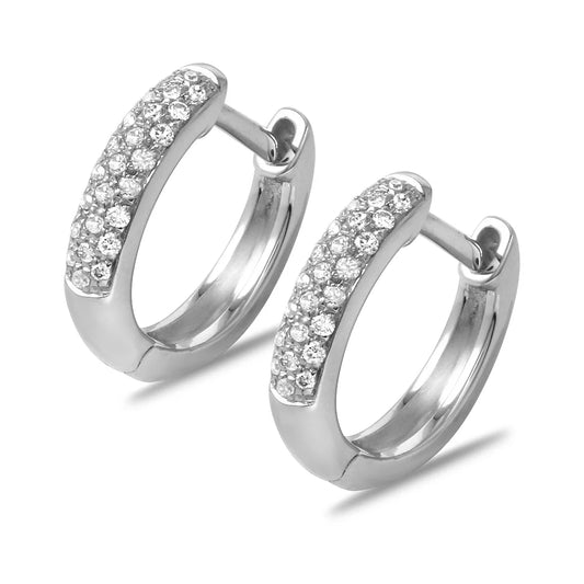 .17ct Diamond Earrings in 14K White Gold