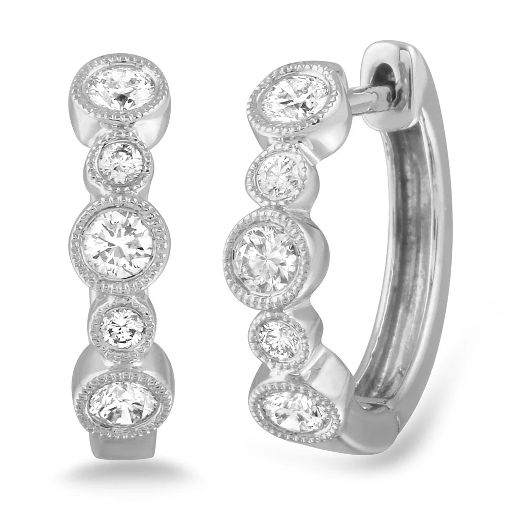 .36ct Diamond Earrings in 14K White Gold