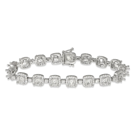 2.28ct Diamond Bracelet in 14K White Gold