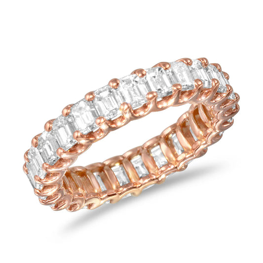 3.63ct Diamond Band in 14K Rose Gold