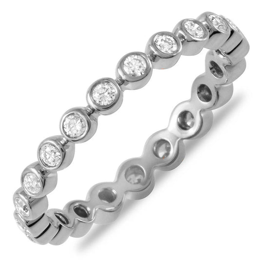 .31ct Diamond Band In 14K White Gold