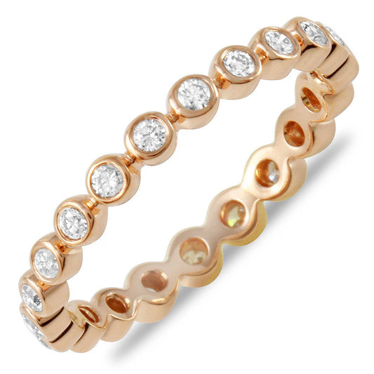 .31ct Diamond Band In 14K Yellow Gold