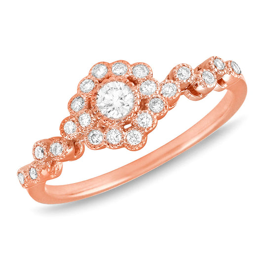 .31ct Diamond Ring in 14K Rose Gold