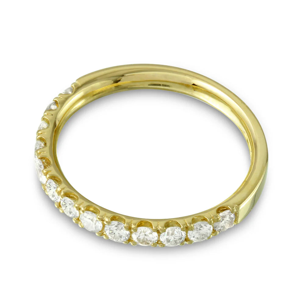 .50ct Diamond Band in 14K Yellow Gold