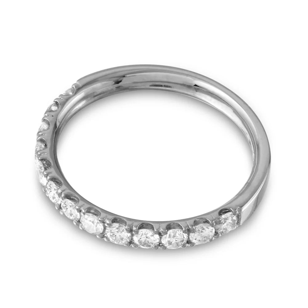 .50ct Diamond Band in 14K White Gold