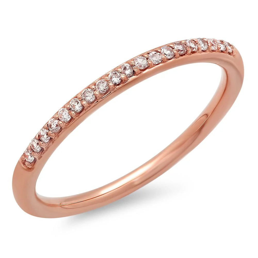 .12ct Diamond Ring in 14K Rose Gold