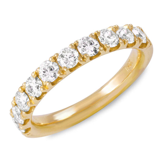 .75ct Diamond Band in 14K Yellow Gold